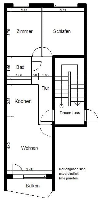 Grundriss - Wohnen in der Oberstadt!