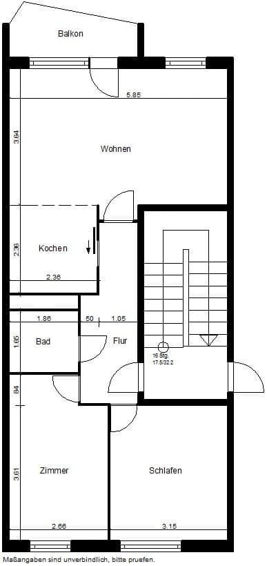 Grundriss - Für die kleine Familie!