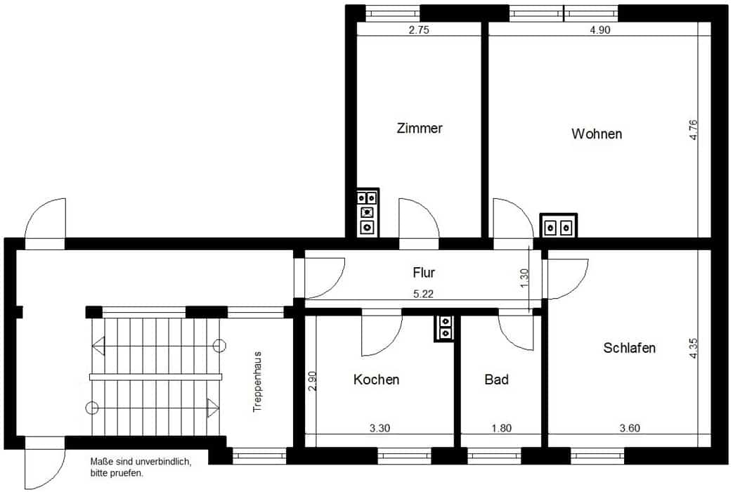 Grundriss - Bevorzugte Wohnlage!