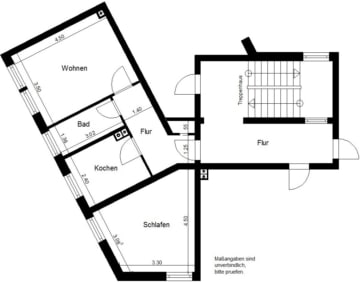2-Raumwohnung in ruhiger Wohngegend, 99734 Nordhausen, Etagenwohnung