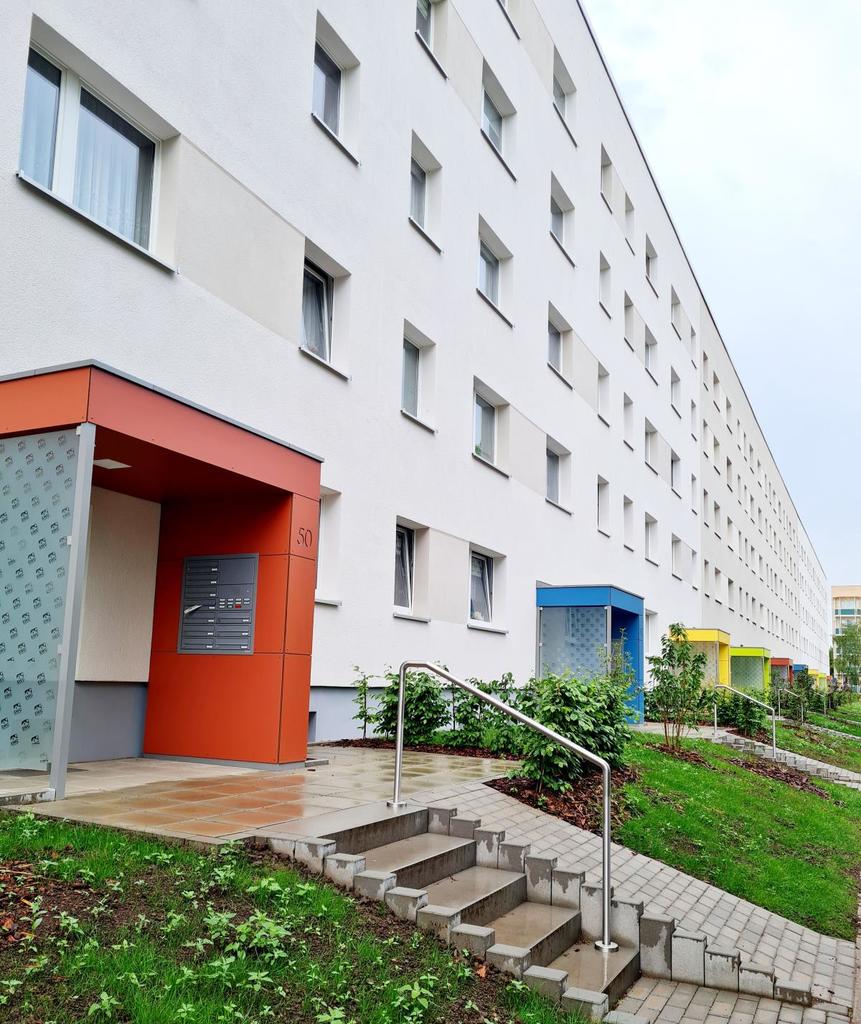 Hauptansicht - 3-Raumwohnung am Stadtrand